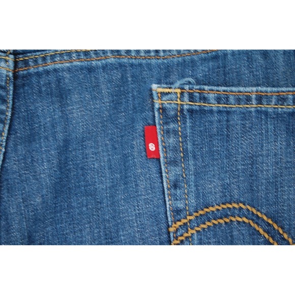 Levis 569 Jeans Mens 42x32 Blue Denim Loose Straight Fit Medium Wash Comfort - Picture 8 of 14